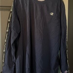 Boys XL Champion Navy Blue long sleeve tshirt
